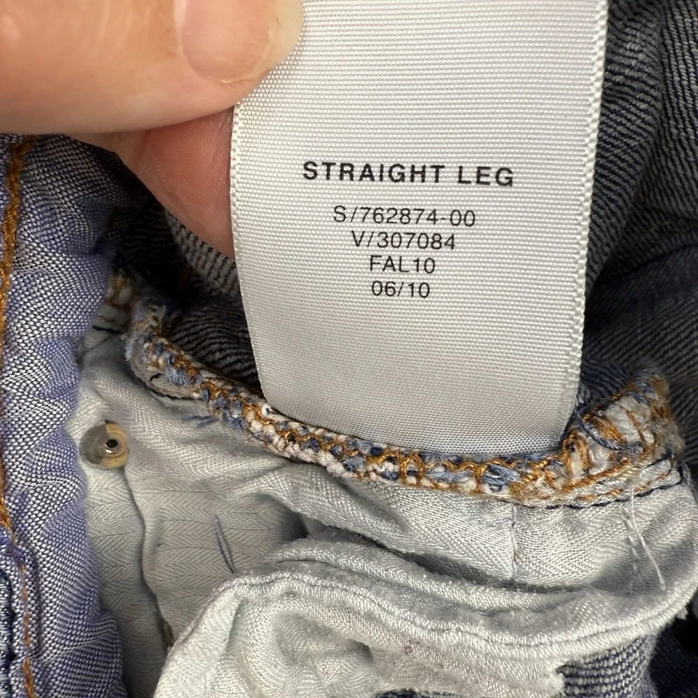 GapKids 1969 Jeans Girls 7 Regular Straight Leg Blue‎ Med Wash Adjustable Waist